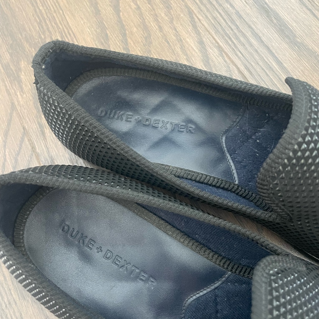 Duke + Dexter Pyramid Black Embossed Loafer Handmade England — image 6 of 8